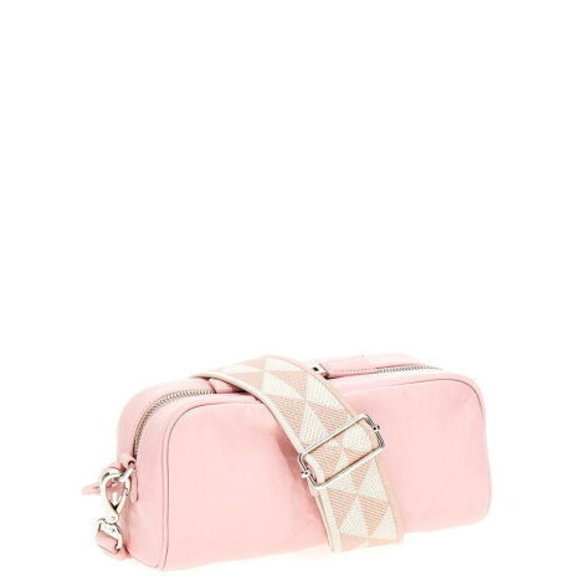 PRADA bags pink Business Logo nappa crossbody bag ju - Picture 2 of 3